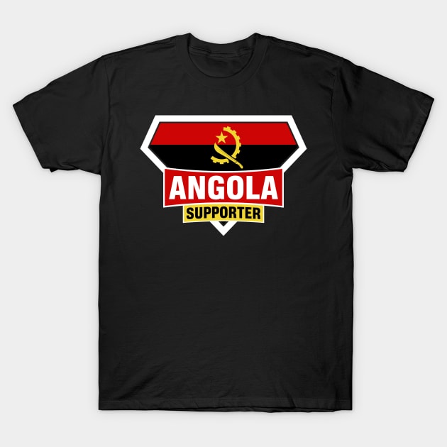 Angola Super Flag Supporter T-Shirt by ASUPERSTORE